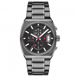 Часовник за мъже Armani Exchange AX2823 Oliver. Верижка метална в сив цвят. Кварцов механизъм. Водозащита 5 АТМ (душ).