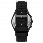 Часовник за мъже Armani Exchange AX4173 Sync. Верижка силиконова в черен цвят. Кварцов механизъм. Водозащита 5 АТМ (душ).