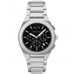 Часовник за мъже Armani Exchange AX4186 Rafael. Верижка метална в сребрист цвят. Кварцов механизъм. Водозащита 5 АТМ (душ).