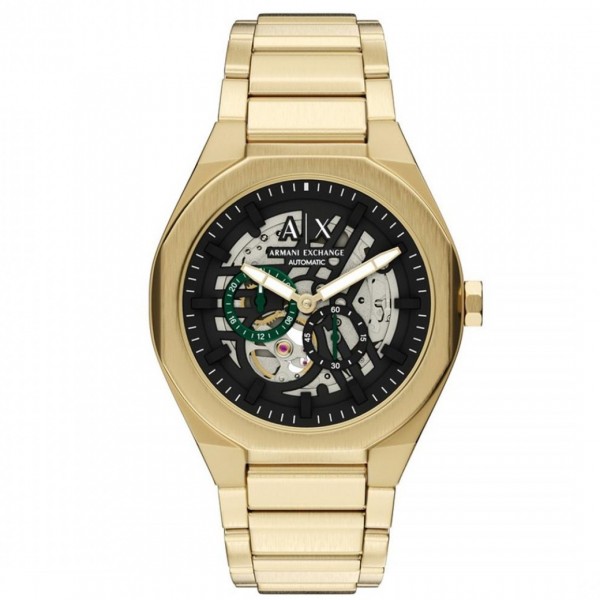 Часовник за мъже Armani Exchange AX4194 Sync. Верижка метална в златист цвят. Кварцов механизъм. Водозащита 5 АТМ (душ).
