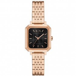 Часовник за жени Armani Exchange AX5729 Leila. Верижка метална в златист цвят. Кварцов механизъм. Водозащита 5 АТМ (душ).
