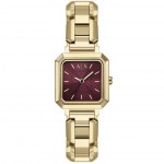 Armani Exchange AX5734 Leila Часовник за жени Armani Exchange AX5734 Leila. Верижка метална в златист цвят. Кварцов механизъм. Водозащита 5 АТМ (душ).
