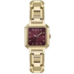 Часовник за жени Armani Exchange AX5734 Leila. Верижка метална в златист цвят. Кварцов механизъм. Водозащита 5 АТМ (душ).