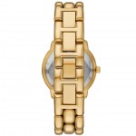 Michael Kors MK4923 Sage Часовник за жени Michael Kors MK4923 Sage. Верижка метална в златист цвят. Кварцов механизъм. Водозащита 5 АТМ (душ).