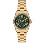 Michael Kors MK4924 Lexington Часовник за жени Michael Kors MK4924 Lexington. Верижка метална в златист цвят. Кварцов механизъм. Водозащита 5 АТМ (душ).