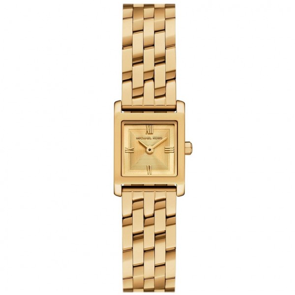 Michael Kors Georgie MK4931 Часовник за жени Michael Kors Georgie MK4931. Верижка метална в златист цвят. Кварцов механизъм. Водозащита 5 АТМ (душ).