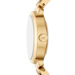 Часовник за жени Michael Kors Maude MK4955. Верижка метална в златист цвят. Кварцов механизъм. Водозащита 5 АТМ (душ).