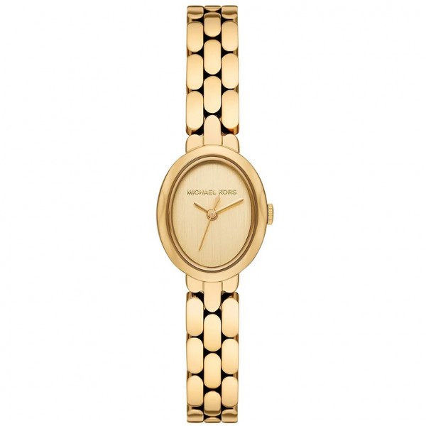 Часовник за жени Michael Kors Maude MK4955. Верижка метална в златист цвят. Кварцов механизъм. Водозащита 5 АТМ (душ).