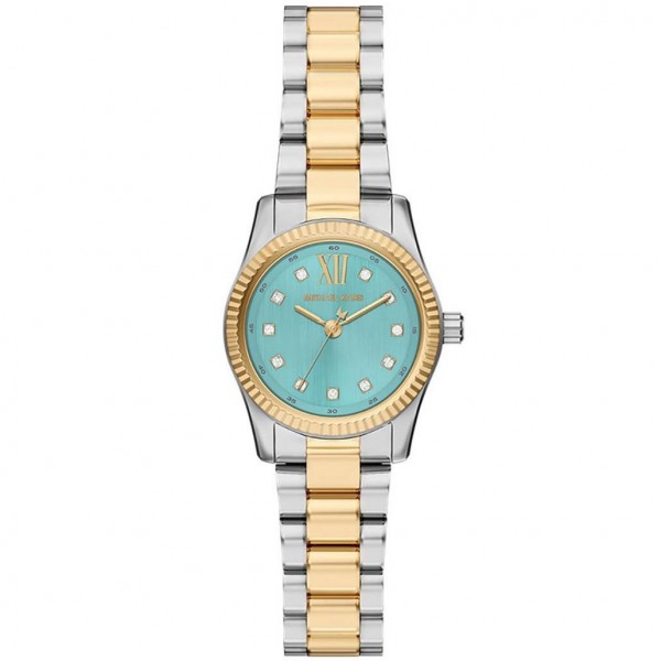 Michael Kors Lexington MK7579 Часовник за жени Michael Kors Lexington MK7579. Верижка метална в златист цвят. Кварцов механизъм. Водозащита 5 АТМ (душ).