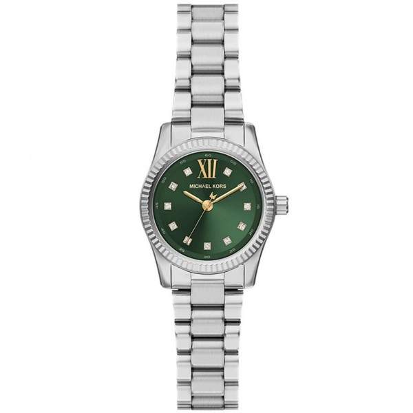 Часовник за жени Michael Kors Lexington MK7580. Верижка метална в сребрист цвят. Кварцов механизъм. Водозащита 5 АТМ (душ).