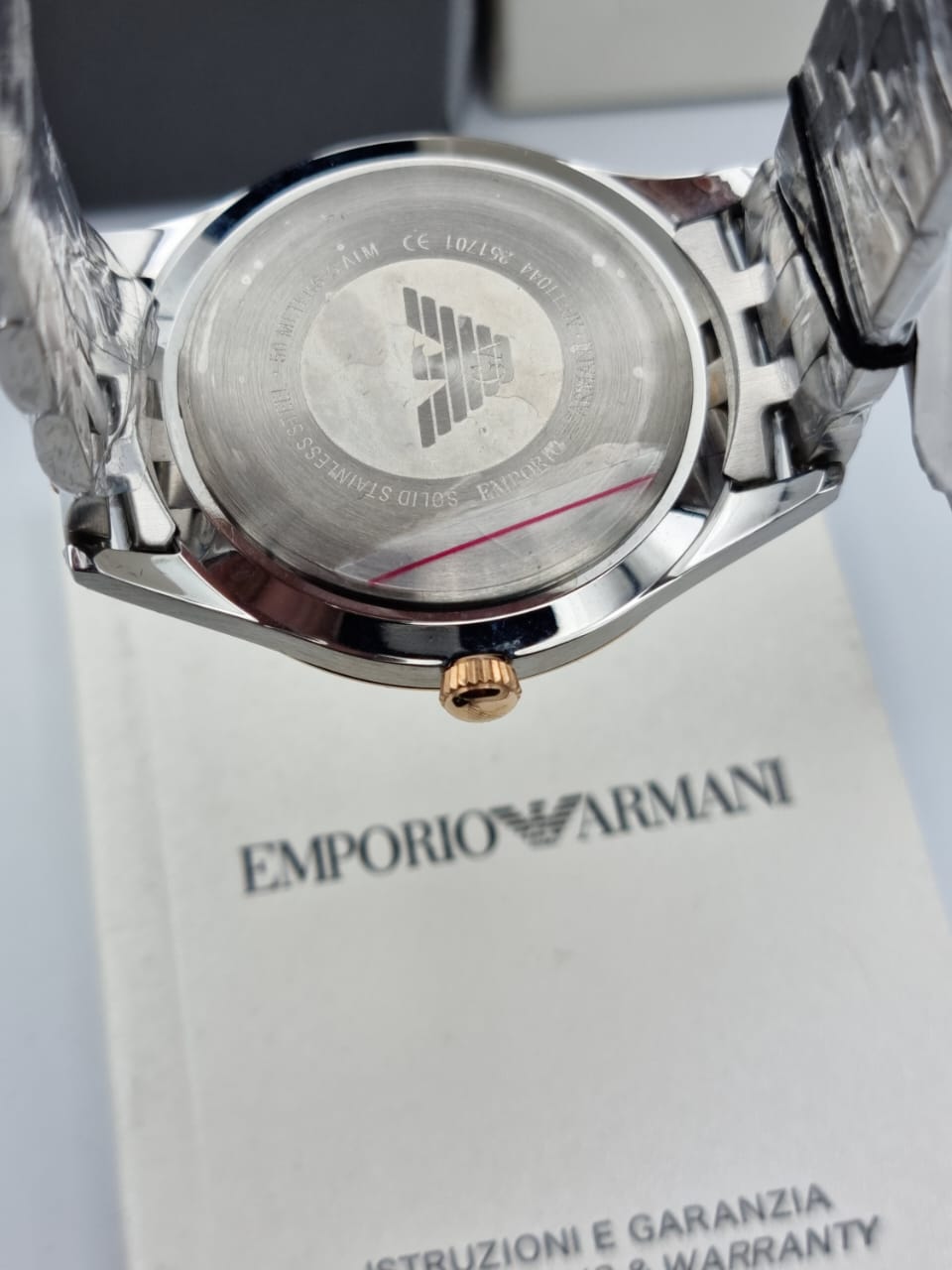 Emporio Armani AR11044 Lambda Classic | Златист часовник за мъже