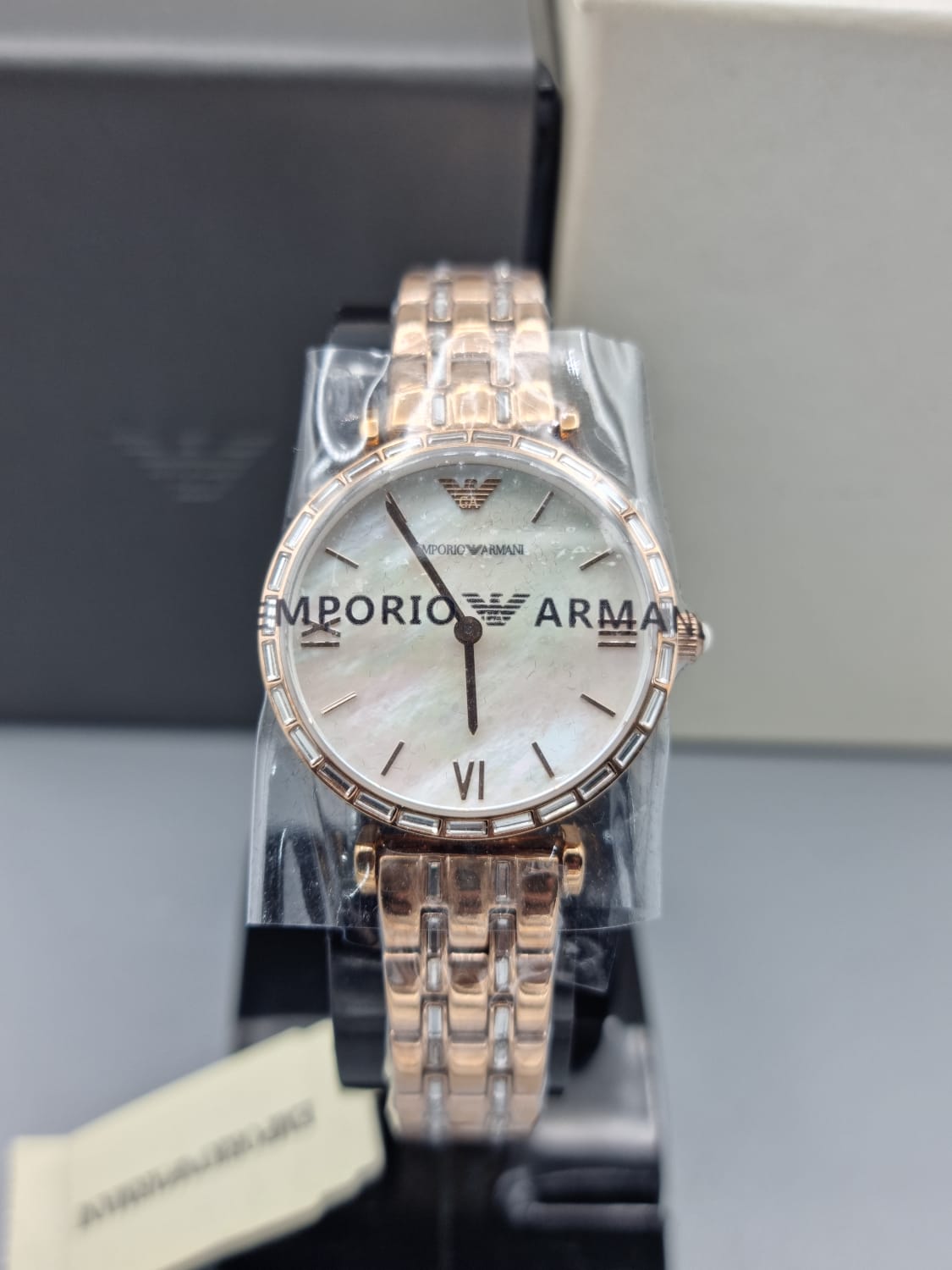 Emporio Armani AR11294 Gianni T-Bar | Златист часовник за жени | Timebox.bg