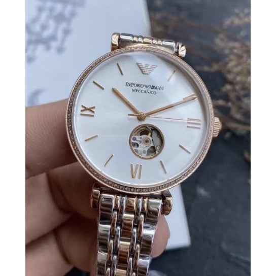 Emporio Armani AR60019 Gianni T-Bar Meccanico | Златист часовник за жени