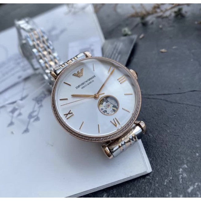 Emporio Armani AR60019 Gianni T-Bar Meccanico | Златист часовник за жени