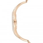 Swarovski 5377576 Eternal Часовник за жени Swarovski 5377576 Eternal. Верижка метална в златист цвят. Кварцов механизъм. Водозащита 5 АТМ (душ).
