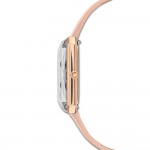 Часовник за жени Swarovski 5547719 Uptown Watch. Верижка естествена кожа в розов цвят. Кварцов механизъм. Водозащита 5 АТМ (душ).