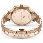 Часовник за жени Swarovski 5632481 Octea Lux Chrono. Верижка метална в златист цвят. Кварцов механизъм. Водозащита 5 АТМ (душ).