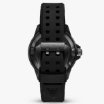 Emporio Armani AR60085 Sea Explorer Часовник за мъже Emporio Armani AR60085 Sea Explorer. Верижка силиконова в черен цвят. Автоматичен механизъм. Водозащита 20 АТМ (гмуркане).