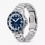Часовник за мъже Emporio Armani AR60087 Sea Explorer. Верижка метална в сребрист цвят. Автоматичен механизъм. Водозащита 20 АТМ (гмуркане).