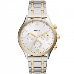 Fossil BQ2698 Fenmore Часовник за мъже Fossil BQ2698 Fenmore. Верижка метална в сребрист цвят. Кварцов механизъм. Водозащита 5 АТМ (душ).