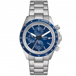 Fossil BQ2869 Autocross Часовник за мъже Fossil BQ2869 Autocross. Верижка метална в сребрист цвят. Кварцов механизъм. Водозащита 5 АТМ (душ).