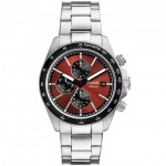 Fossil BQ2895 Autocross Часовник за мъже Fossil BQ2895 Autocross. Верижка метална в сребрист цвят. Кварцов механизъм. Водозащита 5 АТМ (душ).