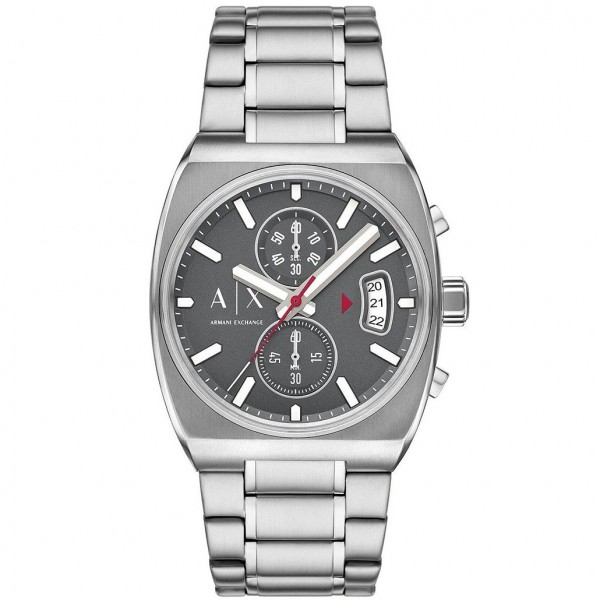 Часовник за мъже Armani Exchange AX2820 Oliver. Верижка метална в сребрист цвят. Кварцов механизъм. Водозащита 5 АТМ (душ).