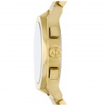 Часовник за мъже Armani Exchange AX4180 Rafael. Верижка метална в златист цвят. Кварцов механизъм. Водозащита 5 АТМ (душ).