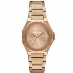 Часовник за жени Armani Exchange AX4616 Andrea. Верижка метална в златист цвят. Кварцов механизъм. Водозащита 5 АТМ (душ).