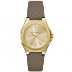 Armani Exchange AX4617 Andrea Часовник за жени Armani Exchange AX4617 Andrea. Верижка силиконова в кафяв цвят. Кварцов механизъм. Водозащита 5 АТМ (душ).