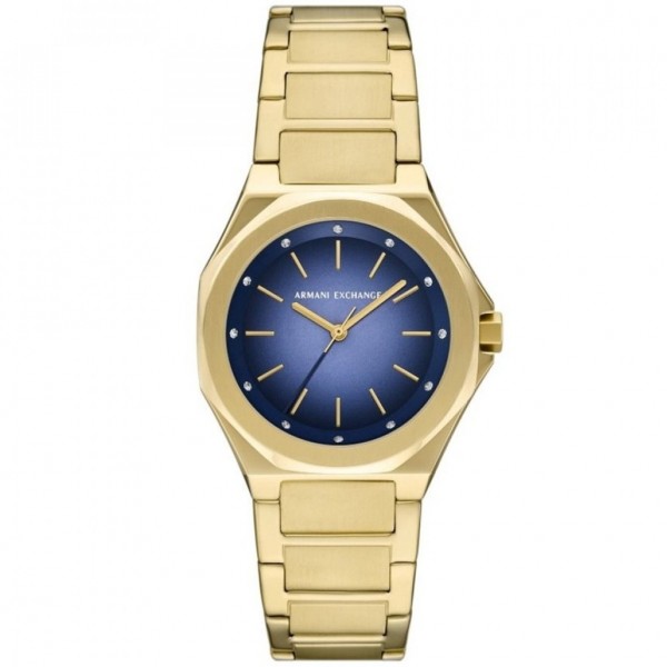 Armani Exchange AX4620 Andrea Часовник за жени Armani Exchange AX4620 Andrea. Верижка метална в златист цвят. Кварцов механизъм. Водозащита 5 АТМ (душ).