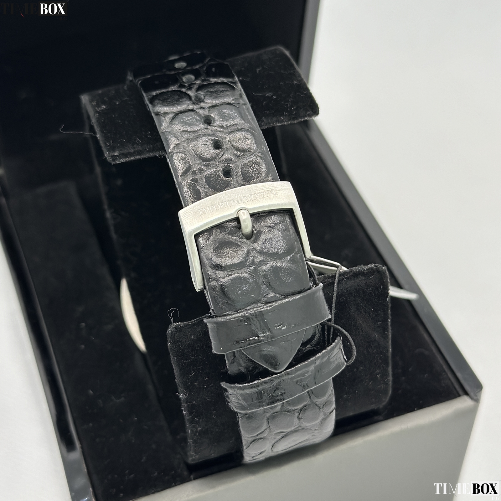 Emporio Armani AR11530 Paolo Chronograph | Черен часовник за мъже