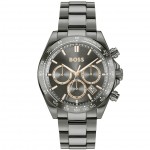 Hugo Boss 1514299 Hero 2.0 Часовник за мъже Hugo Boss 1514299 Hero 2.0. Верижка метална в сив цвят. Кварцов механизъм. Водозащита 5 АТМ (душ).