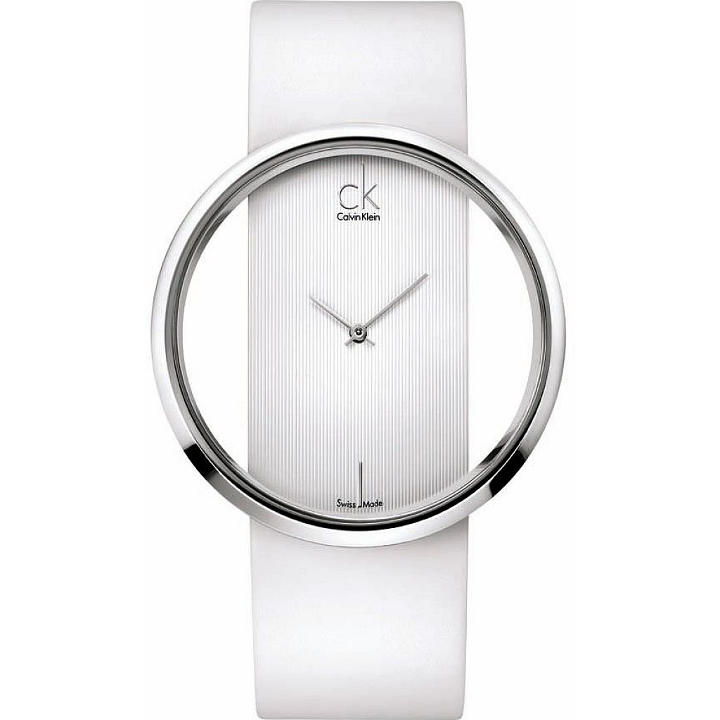 Calvin Klein Glam K9423101 | Бял часовник за жени