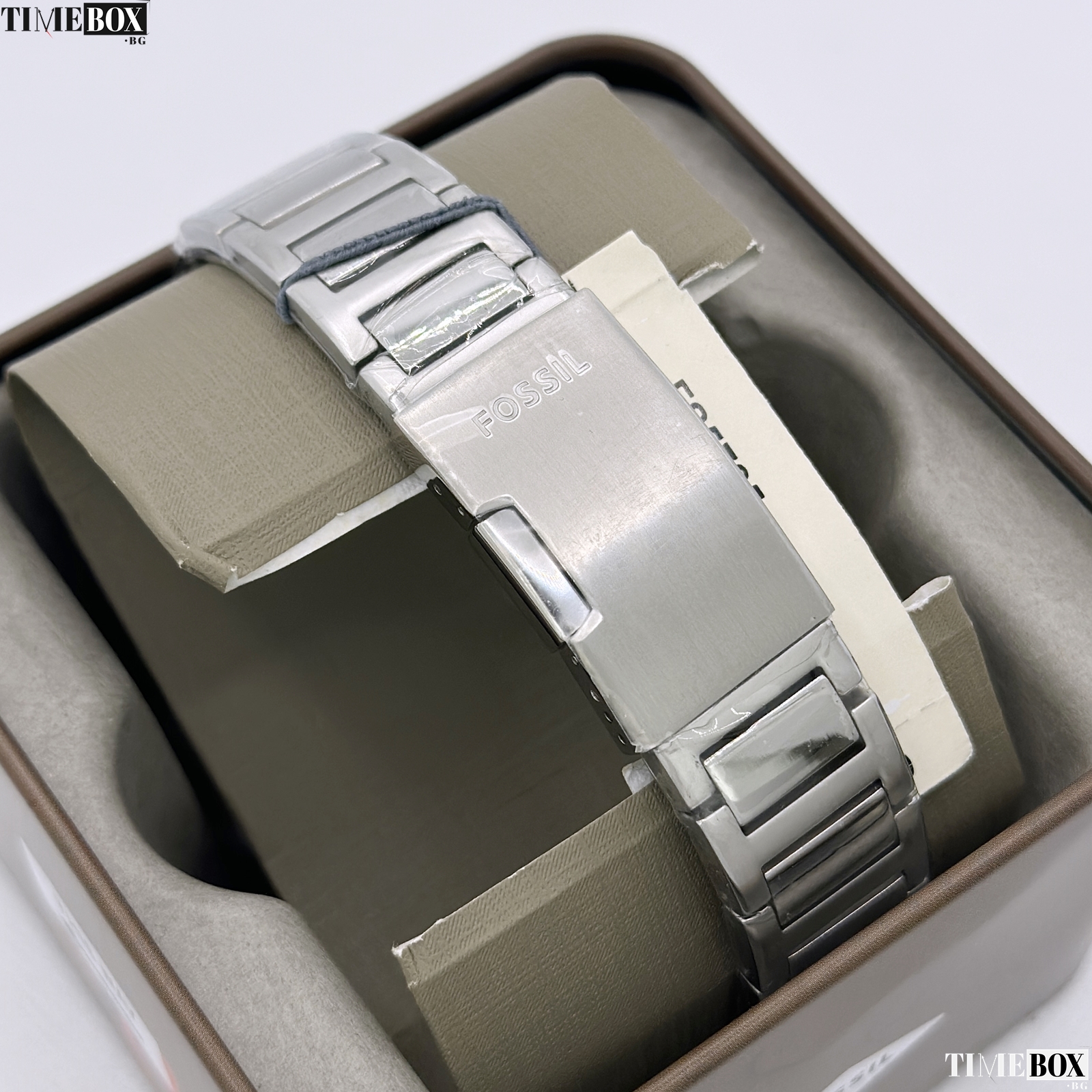 Fossil Everett FS5795 | Сребрист часовник за мъже