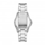 Часовник за мъже Fossil FS6032 Fossil Blue Dive. Верижка метална в сребрист цвят. Кварцов механизъм. Водозащита 10 АТМ (плуване).