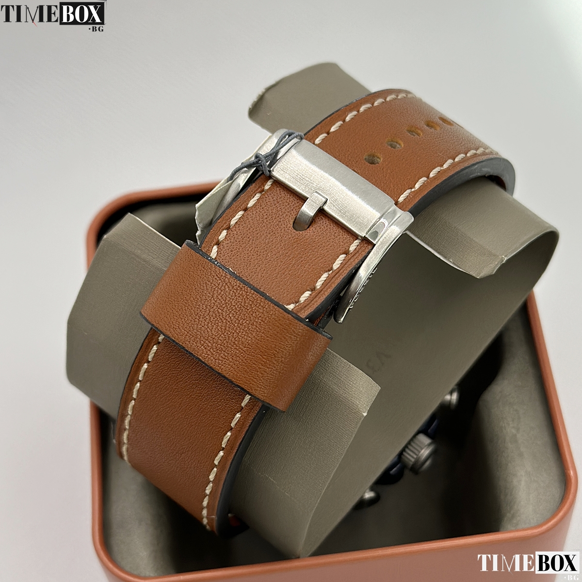 Fossil JR1504 Nate Chronograph | Кафяв часовник за мъже