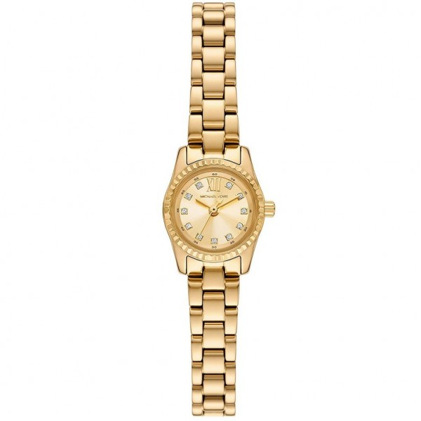 Michael Kors Lexington MK4862 Часовник за жени Michael Kors Lexington MK4862. Верижка метална в златист цвят. Кварцов механизъм. Водозащита 5 АТМ (душ).