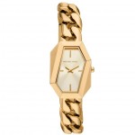 Michael Kors Suri MK4878 Часовник за жени Michael Kors Suri MK4878. Верижка метална в златист цвят. Кварцов механизъм. Водозащита 5 АТМ (душ).