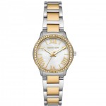 Michael Kors Sage MK4910 Часовник за жени Michael Kors Sage MK4910. Верижка метална в златист цвят. Кварцов механизъм. Водозащита 5 АТМ (душ).