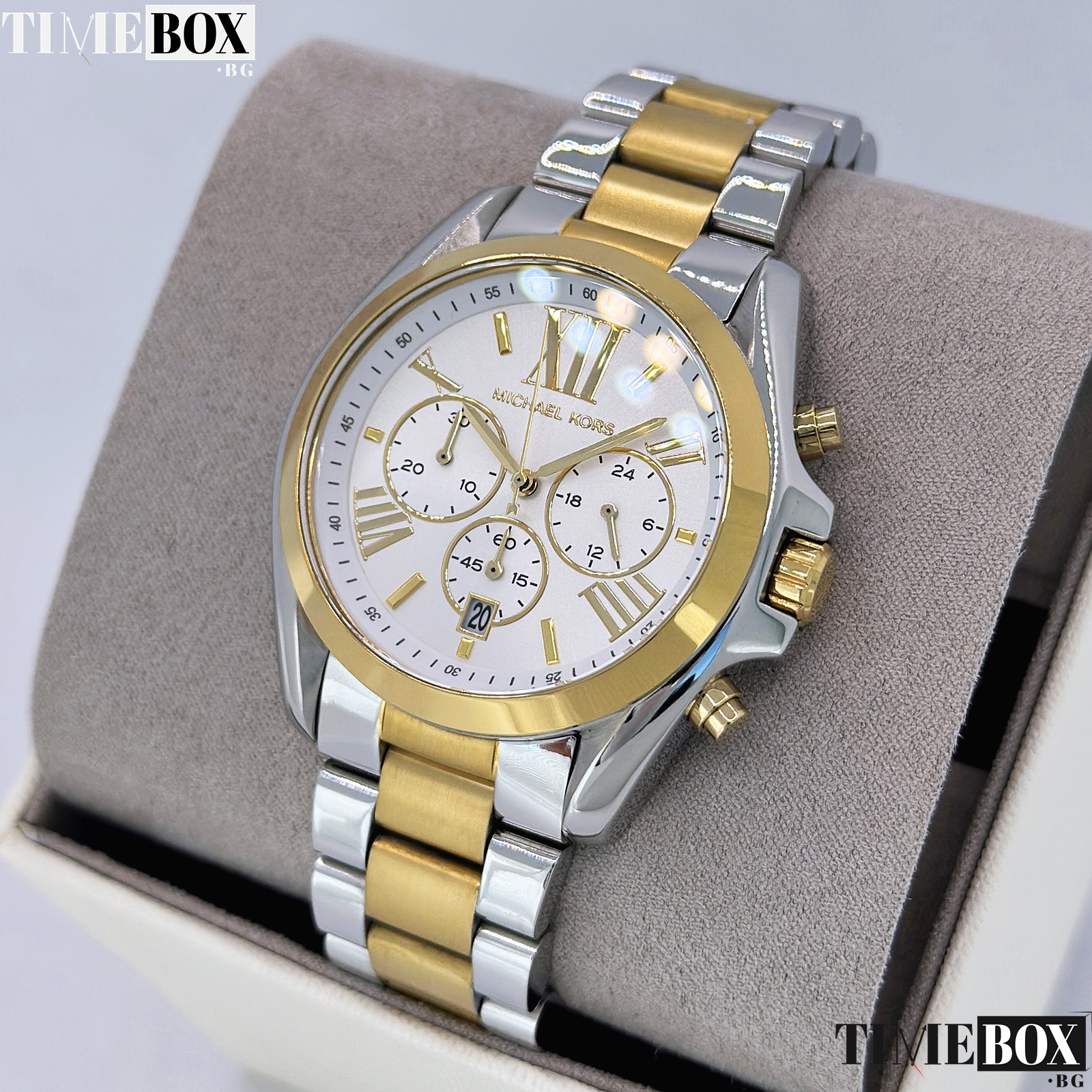 Michael Kors MK5627 Bradshaw Chronograph | Златист часовник за жени