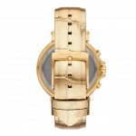 Часовник за жени Michael Kors MK7508 Maren. Верижка естествена кожа в златист цвят. Кварцов механизъм. Водозащита 5 АТМ (душ).