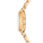 Часовник за жени Michael Kors MK7516 Maren. Верижка метална в златист цвят. Кварцов механизъм. Водозащита 5 АТМ (душ).