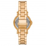 Часовник за жени Michael Kors MK7516 Maren. Верижка метална в златист цвят. Кварцов механизъм. Водозащита 5 АТМ (душ).
