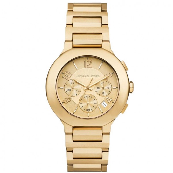 Michael Kors MK7520 Gramercy Часовник за жени Michael Kors MK7520 Gramercy. Верижка метална в златист цвят. Кварцов механизъм. Водозащита 5 АТМ (душ).