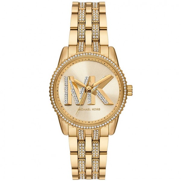 Michael Kors MK7540 Bryant Часовник за жени Michael Kors MK7540 Bryant. Верижка метална в златист цвят. Кварцов механизъм. Водозащита 5 АТМ (душ).