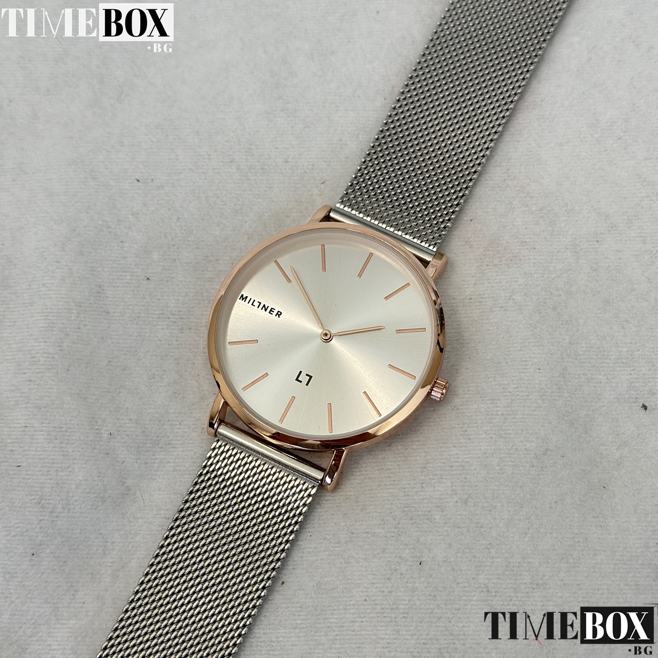 MILLNER Mayfair Rose Silver | Сребрист часовник за мъже