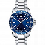 Часовник за мъже Movado Series 800 2600137. Верижка метална в сребрист цвят. Кварцов механизъм. Водозащита 20 АТМ (гмуркане).