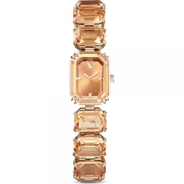 Часовник за жени Swarovski 5630831 Millenia. Верижка метална в златист цвят. Кварцов механизъм. Водозащита 5 АТМ (душ).