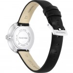 Swarovski 5706663 Matrix Tennis Часовник за жени Swarovski 5706663 Matrix Tennis. Верижка естествена кожа в черен цвят. Кварцов механизъм. Водозащита 5 АТМ (душ).